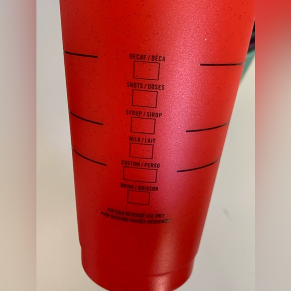 Starbucks set of 4 reusable 2020 Holiday Sparkle Iced cold drinking Cups Only - Picture 4 of 10